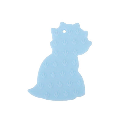 Colorful Baby Personalized Silicone Teether With Sheep Horse Dino Shape
