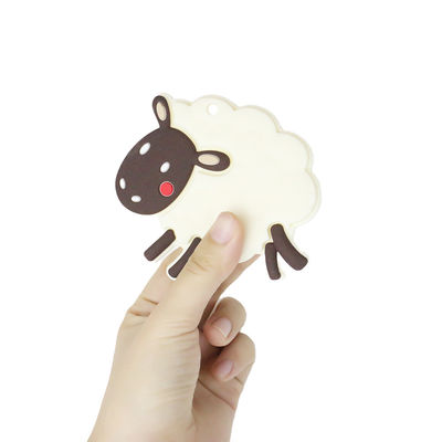 Colorful Baby Personalized Silicone Teether With Sheep Horse Dino Shape