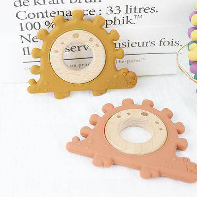 Multi Color Silicone Children Wooden Toys Wristband For Infant