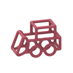 Car Shape Baby Silicone Toys Multi Color Food Grade Nontoxic Material