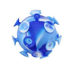 Multi Colored Baby Silicone Toys Suction Cup Ball For Children Party