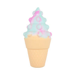 3D Colorful Silicone Ice Cream Teether For Baby Stress Relief Psychology