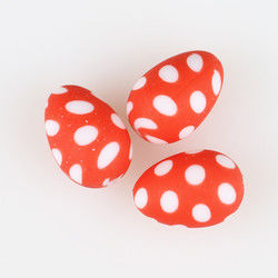 Egg Shape DIY Silicone Teething Bead Chewable For Necklace Making