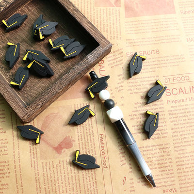 Customized Focal Silicone Beads For Pens Graduation Bracelet Clip DIY