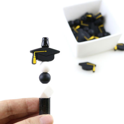 Customized Focal Silicone Beads For Pens Graduation Bracelet Clip DIY