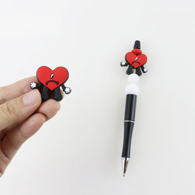 Bad Bunny Custom Silicone Focal Beads Food Grade Material For Pen Making
