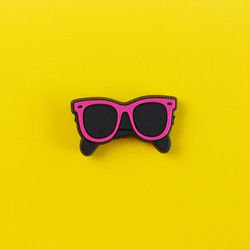 Custom Teething Silicone Beads With Summer Sunglasses Bikini Swimsuit Shape