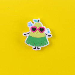 Custom Teething Silicone Beads With Summer Sunglasses Bikini Swimsuit Shape