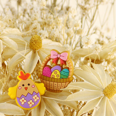 Food Grade Focal Beads Silicone Chicken Eggs Bunny Shape For Pen Making