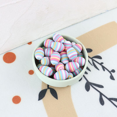 Food Grade Focal Beads Silicone Chicken Eggs Bunny Shape For Pen Making