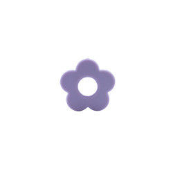 Flower Holes Silicone Teething Bead 4.5cm For DIY Pacifier Clip Chew Necklace