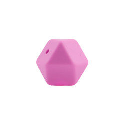 17mm Hexagon Silicone Teething Bead Eco Friendly Safety Chewable For Baby Teething