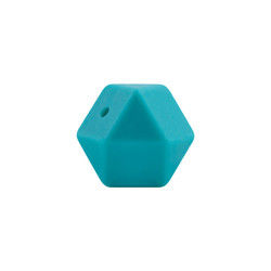 17mm Hexagon Silicone Teething Bead Eco Friendly Safety Chewable For Baby Teething