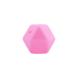 17mm Hexagon Silicone Teething Bead Eco Friendly Safety Chewable For Baby Teething