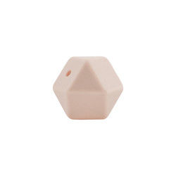 17mm Hexagon Silicone Teething Bead Eco Friendly Safety Chewable For Baby Teething