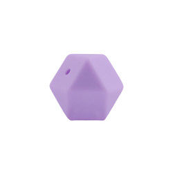 17mm Hexagon Silicone Teething Bead Eco Friendly Safety Chewable For Baby Teething