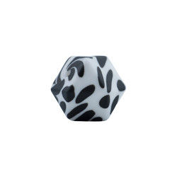 17mm Hexagon Silicone Teething Bead Eco Friendly Safety Chewable For Baby Teething