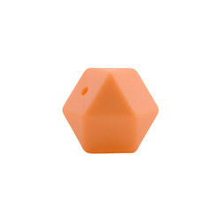 17mm Hexagon Silicone Teething Bead Eco Friendly Safety Chewable For Baby Teething