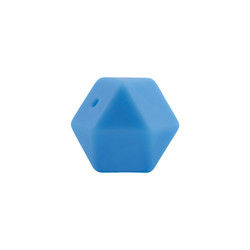 17mm Hexagon Silicone Teething Bead Eco Friendly Safety Chewable For Baby Teething
