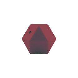 17mm Hexagon Silicone Teething Bead Eco Friendly Safety Chewable For Baby Teething