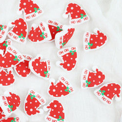 Mini Food Grade Christmas Silicone Beads For DIY Pacifier Chain Necklace