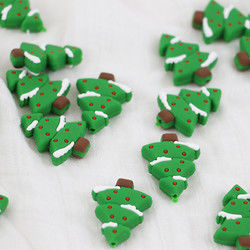 Mini Food Grade Christmas Silicone Beads For DIY Pacifier Chain Necklace
