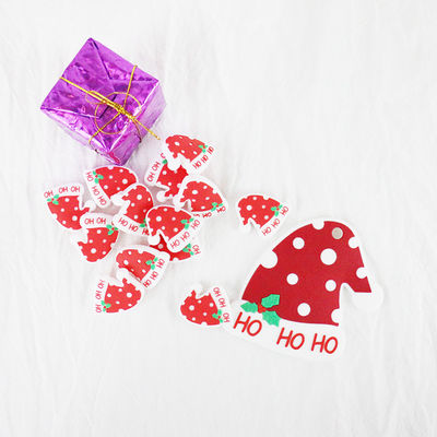 Christmas Hat Silicone Teething Bead Chewable BPA Free For Infant Baby