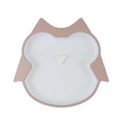 BPA Free Infant Silicone Feeding Plate Waterproof With Suction Bottom