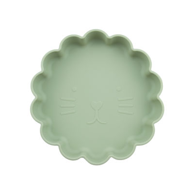 Eco Friendly Suction Toddler Silicone Plates Soft For Baby Dinner OEM