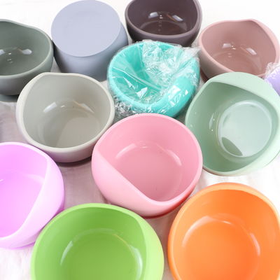Eco Friendly Silicone Bowl Set Round Shape For Family Travel OEM