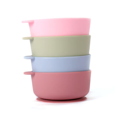 Eco Friendly Silicone Bowl Set Round Shape For Family Travel OEM