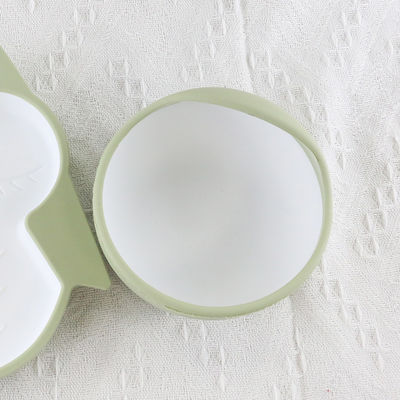 Custom BPA Free Baby Food Bowl Set , Food Grade Suction Baby Silicone Bowl