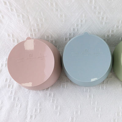 Custom BPA Free Baby Food Bowl Set , Food Grade Suction Baby Silicone Bowl