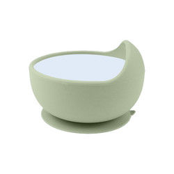 Custom BPA Free Baby Food Bowl Set , Food Grade Suction Baby Silicone Bowl