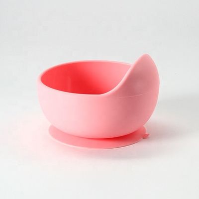Multi Colors Durable Silicone Bowl Set Soft Flexible For Baby Feeding
