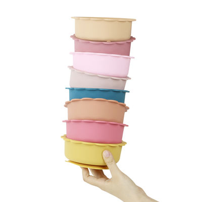 Suction Silicone Bowl Set BPA Free PVC Free For Unisex Infant Kids