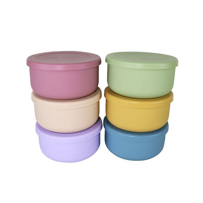 Multi Functional Silicone Bowl Set , Silicone Containers With Lids BSCI CE Certified
