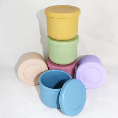 BPA Free Silicone Bowl Set , Silicone Bento Boxes With Customized Logo