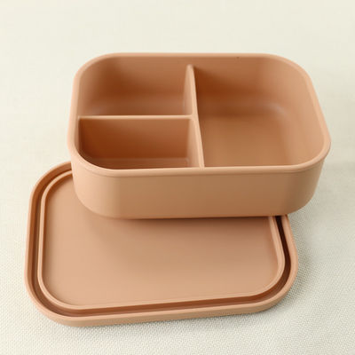 800ml 1200ml Collapsible Silicone Lunch Box For Outdoor Office Bento