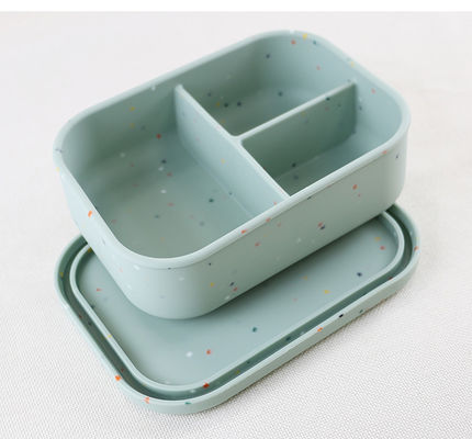 Sustainable Silicone Food Storage Container For Students Workers ODM