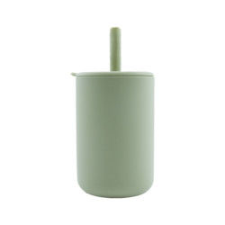 Multiple Color Silicone Kids Cup Round Shape BPA Free Spill Proof For Infant