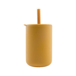 Multiple Color Silicone Kids Cup Round Shape BPA Free Spill Proof For Infant