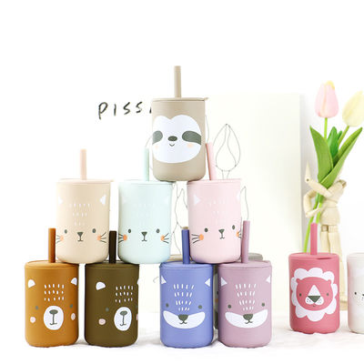 Toddler Straw Training Silicone Kids Cup BPA Free Eco Friendly