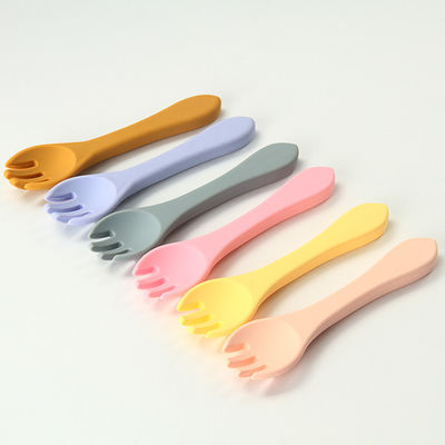 OEM ODM Silicone Forks And Spoons Sustainable For Baby Feeding