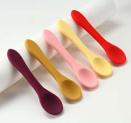 OEM ODM Silicone Forks And Spoons Sustainable For Baby Feeding