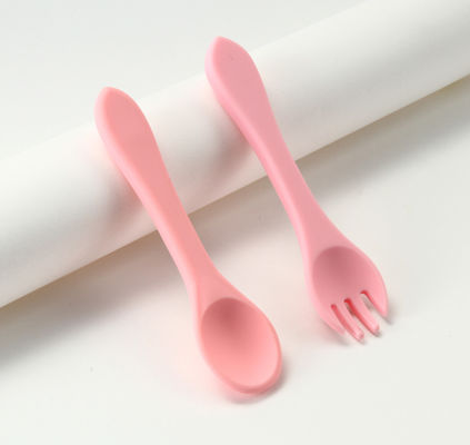 OEM ODM Silicone Forks And Spoons Sustainable For Baby Feeding