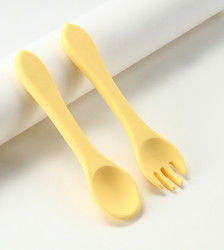 OEM ODM Silicone Forks And Spoons Sustainable For Baby Feeding