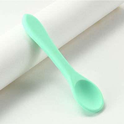Safe BPA Free Silicone Infant Spoons Non Toxic Microwaveable