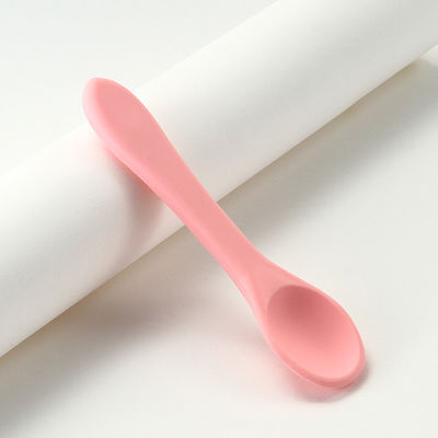Safe BPA Free Silicone Infant Spoons Non Toxic Microwaveable