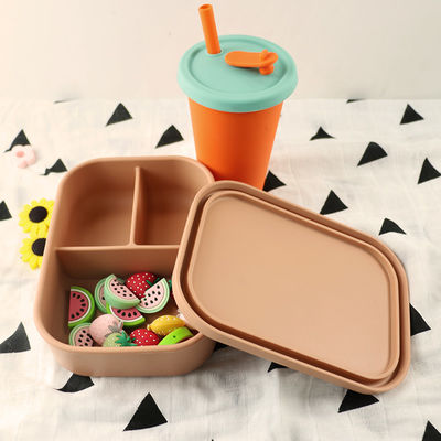 Hot Proof Portable Silicone Kids Cup For Tea Milk Juice 300ml 350ml